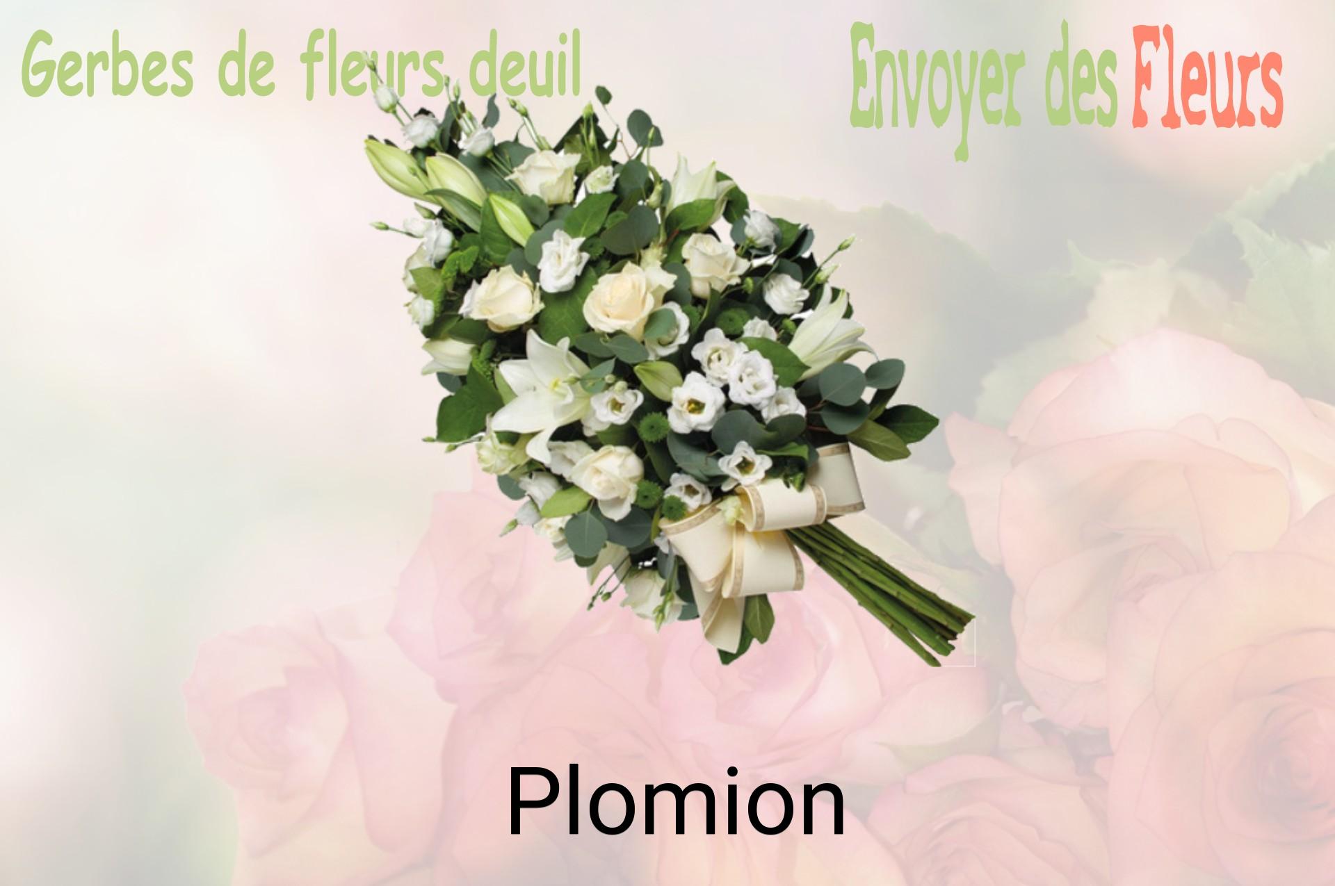 Gerbe de fleurs de deuil livrée à Plomion